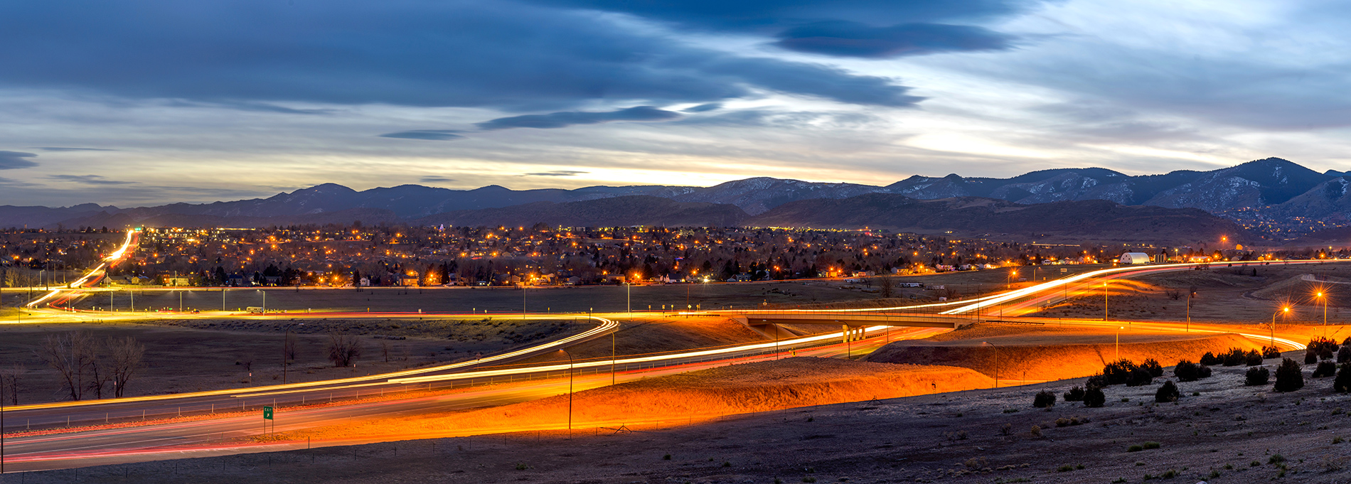 A panoramic view of Larimer County, Colorado